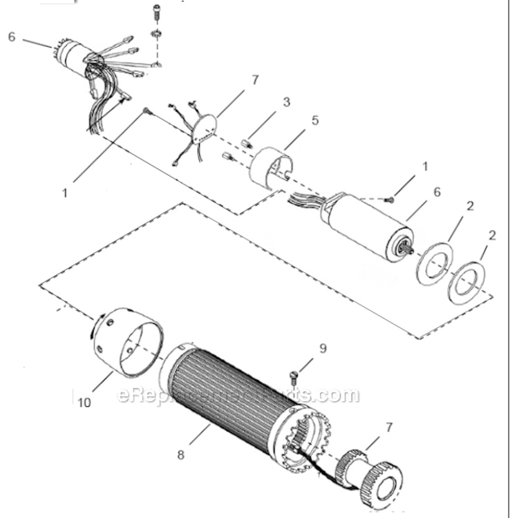 Page B Diagram and Parts List for 48ESE1502ZB  Cleco Ratchet