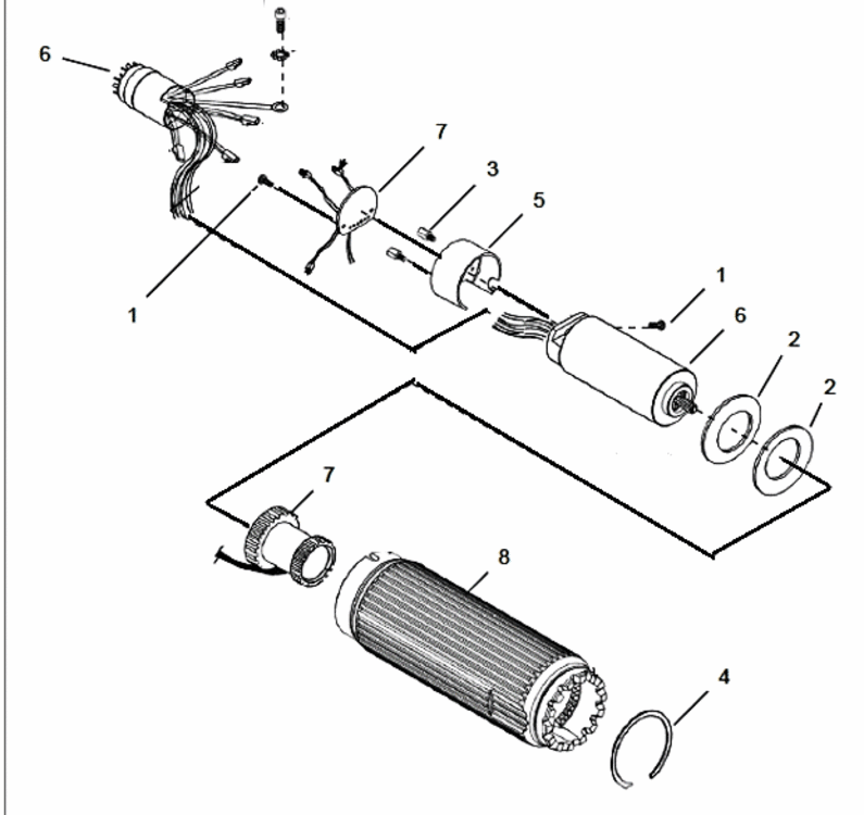Page B Diagram and Parts List for 48ET40T4  Cleco Ratchet