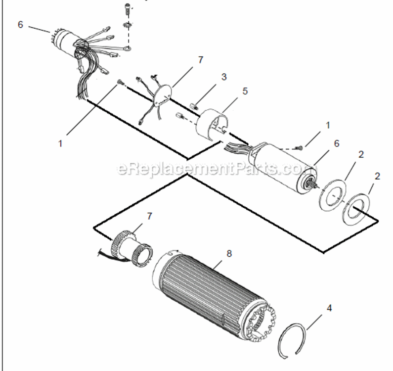 Page B Diagram and Parts List for 48ETE20T2  Cleco Ratchet