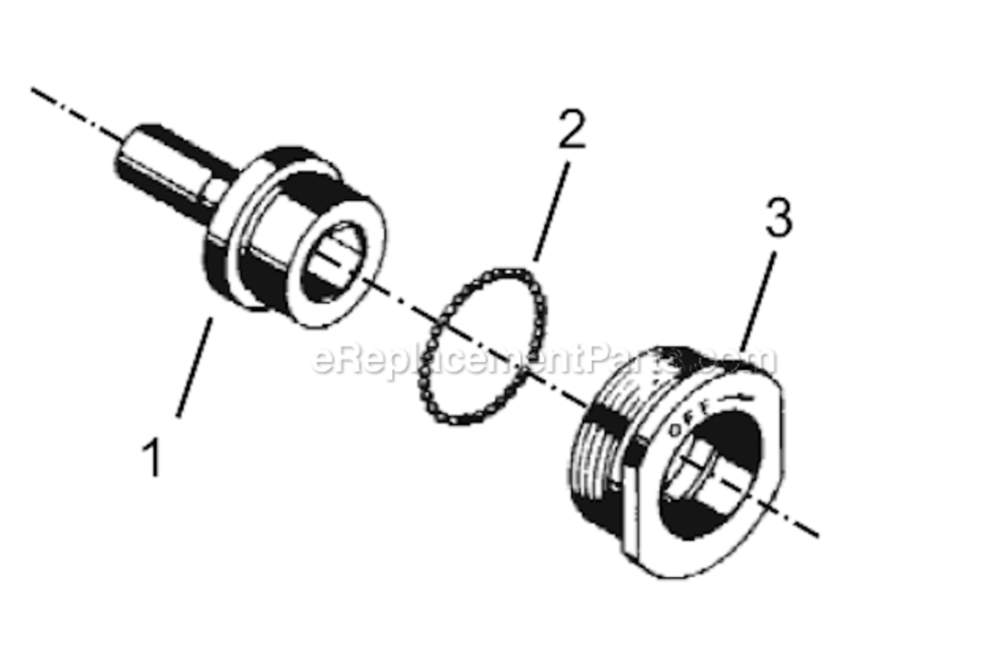 Page O Diagram and Parts List for 55RNL-2T-4  Cleco Ratchet