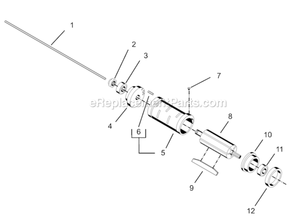 Page C Diagram and Parts List for 55RNL-3T-4  Cleco Ratchet