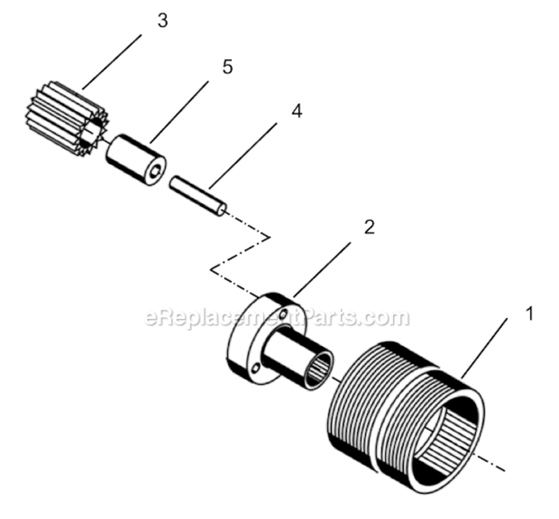 Page H Diagram and Parts List for 55RNL-3T-4  Cleco Ratchet