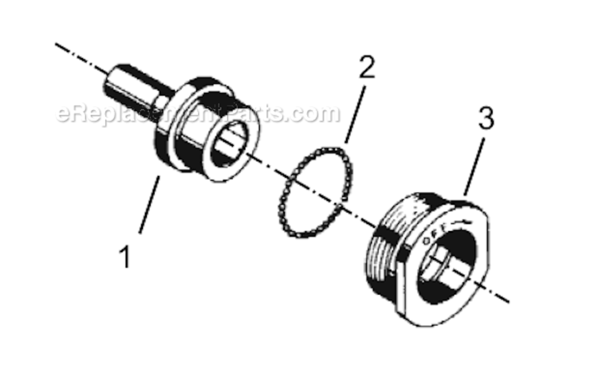 Page O Diagram and Parts List for 55RNL-7T-4  Cleco Ratchet