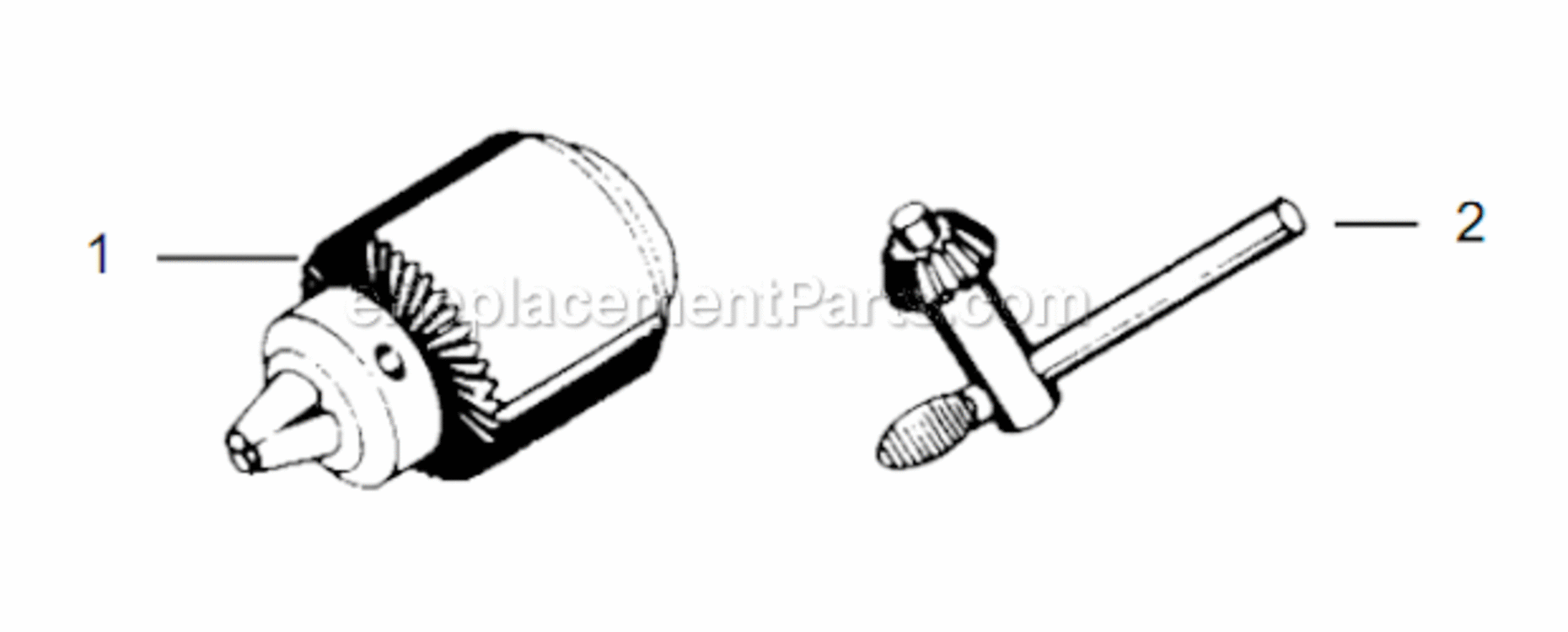 Page R Diagram and Parts List for 55RNL-7T-4  Cleco Ratchet