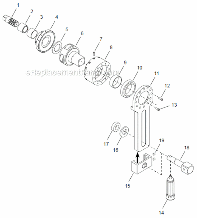 Page D Diagram and Parts List for 67ES4050D12  Cleco Ratchet