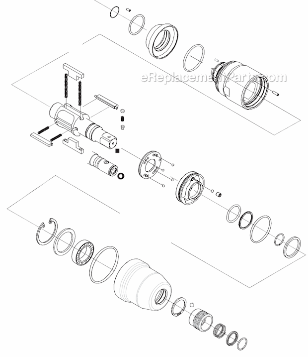 Page C Diagram and Parts List for 80PTHD60Q  Cleco Ratchet
