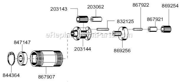 Page B Diagram and Parts List for 88RSAL-5C-3  Cleco Electric Drill