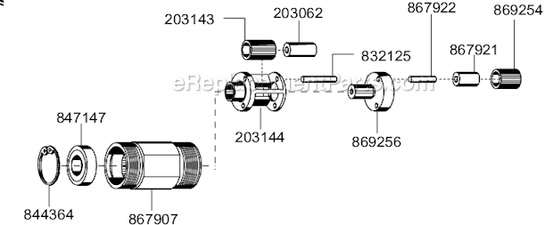 Page B Diagram and Parts List for 88RSAL-5CQ  Cleco Electric Drill