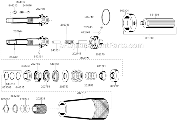 Page A Diagram and Parts List for 88RSATP-2C-3  Cleco Electric Drill