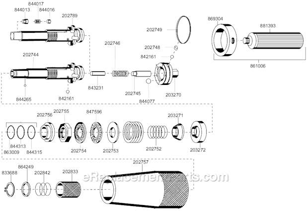 Page A Diagram and Parts List for 88RSATP-5CQ  Cleco Electric Drill