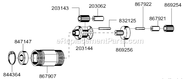 Page B Diagram and Parts List for 88SA-5C-3  Cleco Electric Drill