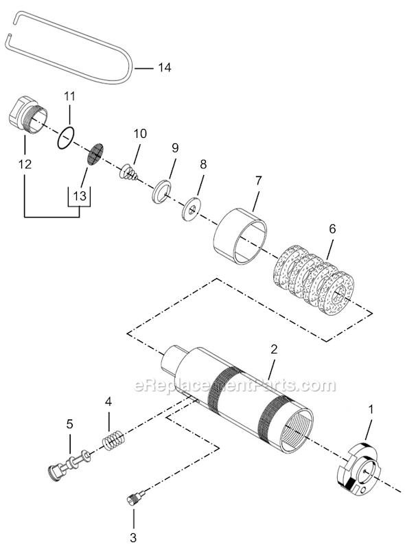 Page A Diagram and Parts List for 8RSA-10  Cleco Electric Drill