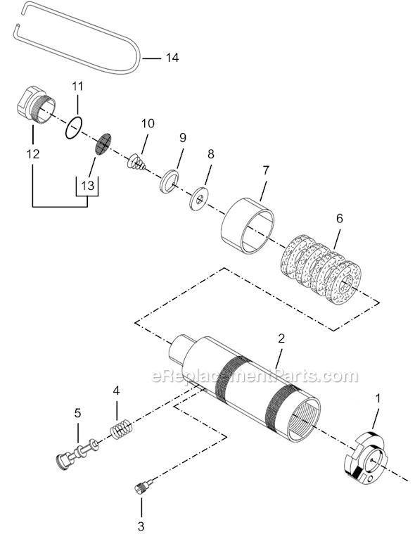 Page A Diagram and Parts List for 8RSA-20BQ  Cleco Electric Drill
