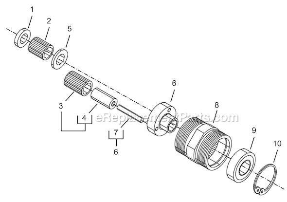 Page C Diagram and Parts List for 8RSA-20  Cleco Electric Drill