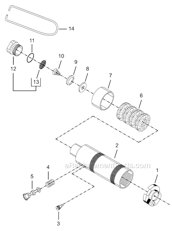 Page A Diagram and Parts List for 8RSA-40  Cleco Electric Drill