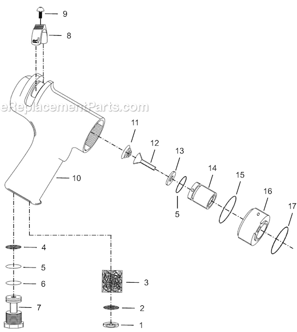 Page A Diagram and Parts List for 8RSAP-20BQ  Cleco Electric Drill