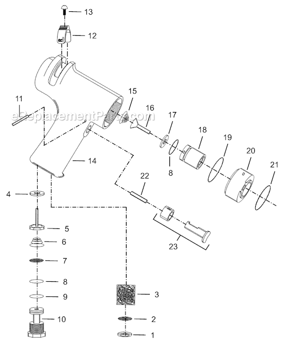 Page A Diagram and Parts List for 8RSAPT-7BQ  Cleco Electric Drill