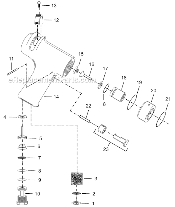 Page A Diagram and Parts List for 8RSATP-10BQ  Cleco Electric Drill