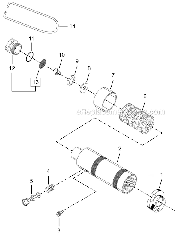 Page A Diagram and Parts List for 8SA-10  Cleco Electric Drill
