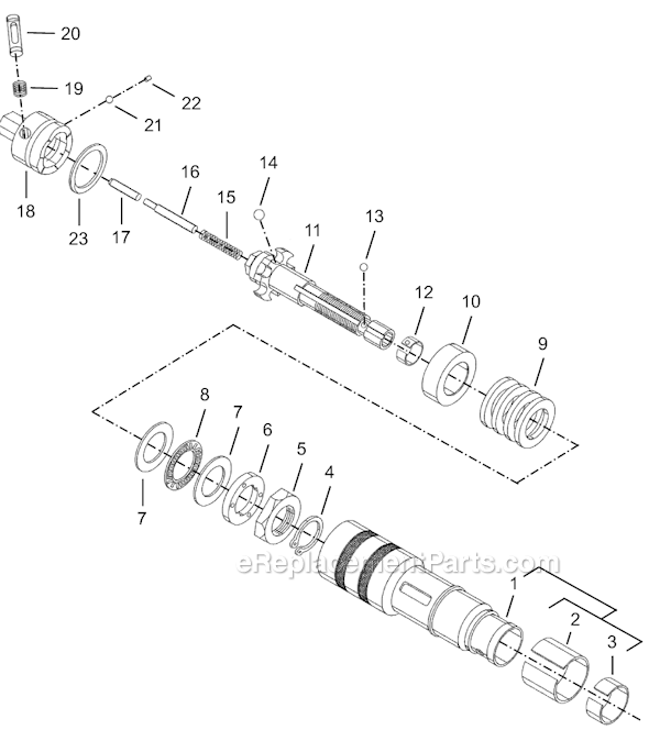 Page D Diagram and Parts List for 8SA-10  Cleco Electric Drill