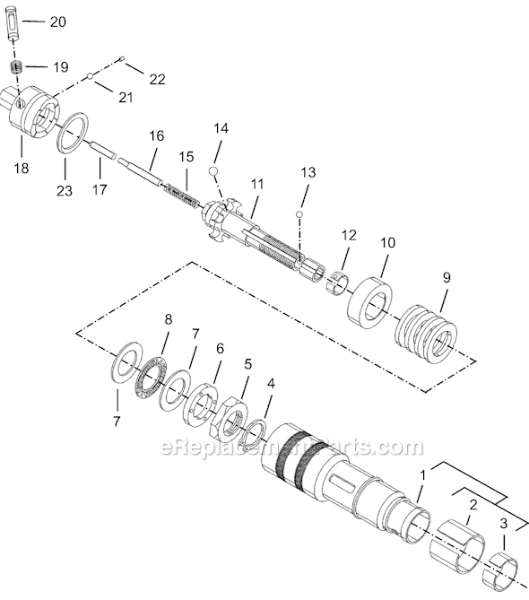 Page D Diagram and Parts List for 8SA-20BQ  Cleco Electric Drill