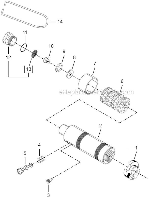 Page A Diagram and Parts List for 8SA-7BQ  Cleco Electric Drill