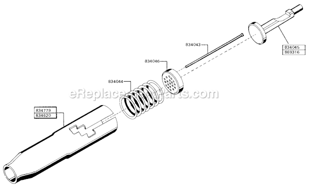 Page A Diagram and Parts List for B1-CNB-LT-RD  Cleco Scaler