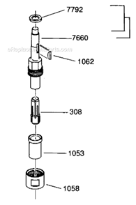 Page C Diagram and Parts List for 12L2718-36  Cleco Angle Grinder
