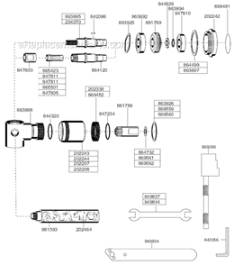 Page A Diagram and Parts List for 136GLR-115A-D3T45  Cleco Angle Grinder