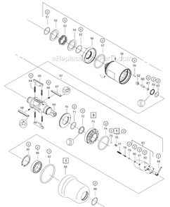 Page B Diagram and Parts List for 140PTHC25Q  Cleco Ratchet