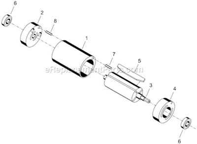 Part Location Diagram of 203546 Cleco Rotor