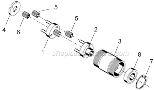 Part Location Diagram of 203919 Cleco Pinion