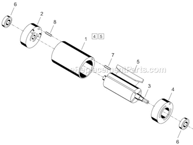 Page B Diagram and Parts List for 14BPA06Q  Cleco Electric Drill