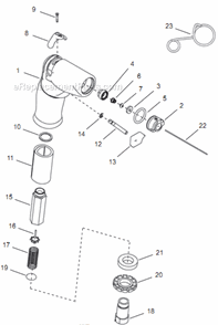 Page A Diagram and Parts List for 14PCA02Q  Cleco Electric Drill