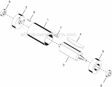 Page B Diagram and Parts List for 14PCA02Q  Cleco Electric Drill
