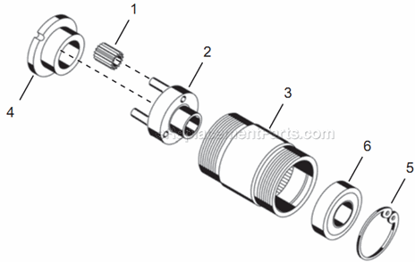 Page C Diagram and Parts List for 14PCA02Q  Cleco Electric Drill