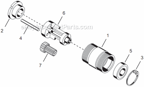 Page C Diagram and Parts List for 14PCA03Q  Cleco Electric Drill