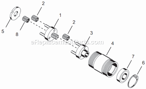 Page C Diagram and Parts List for 14PCA04Q  Cleco Electric Drill
