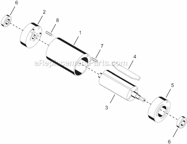 Page B Diagram and Parts List for 14PCA05Q  Cleco Electric Drill