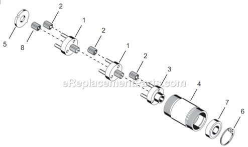 Page C Diagram and Parts List for 14PCA06Q  Cleco Electric Drill