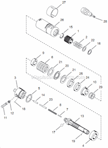 Page D Diagram and Parts List for 14PTA02Q  Cleco Electric Drill