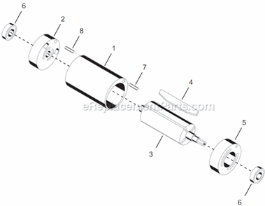 Page B Diagram and Parts List for 14PTA03Q  Cleco Electric Drill