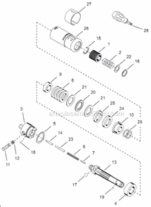 Page D Diagram and Parts List for 14PTA03Q  Cleco Electric Drill