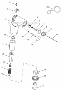 Page A Diagram and Parts List for 14PTA04Q  Cleco Electric Drill