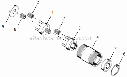 Page C Diagram and Parts List for 14PTA04Q  Cleco Electric Drill