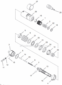 Page D Diagram and Parts List for 14PTA05Q  Cleco Electric Drill