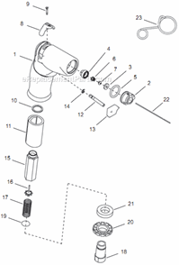 Page A Diagram and Parts List for 14PTA06Q  Cleco Electric Drill