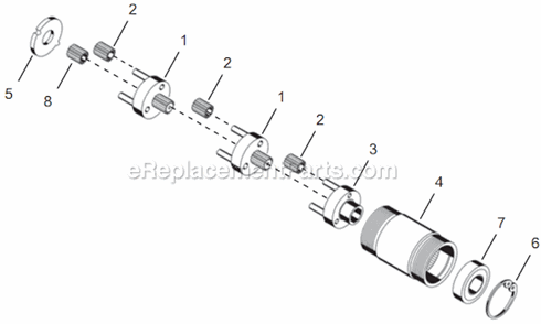 Page C Diagram and Parts List for 14PTA06Q  Cleco Electric Drill
