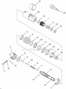Page D Diagram and Parts List for 14PTA06Q  Cleco Electric Drill