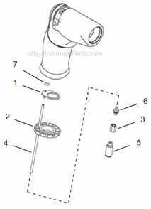 Page E Diagram and Parts List for 14PTA06Q  Cleco Electric Drill